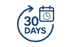 30 day return icon