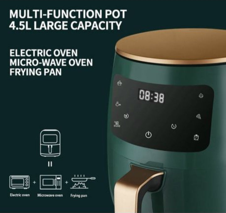 Acesa Smart Touch Large-Capacity Deep Air Fryer — Electric, Digital Touchscreen, XXL