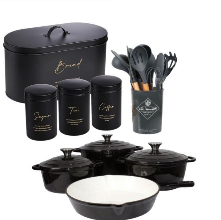 Midnight Elegance Kitchen Set
