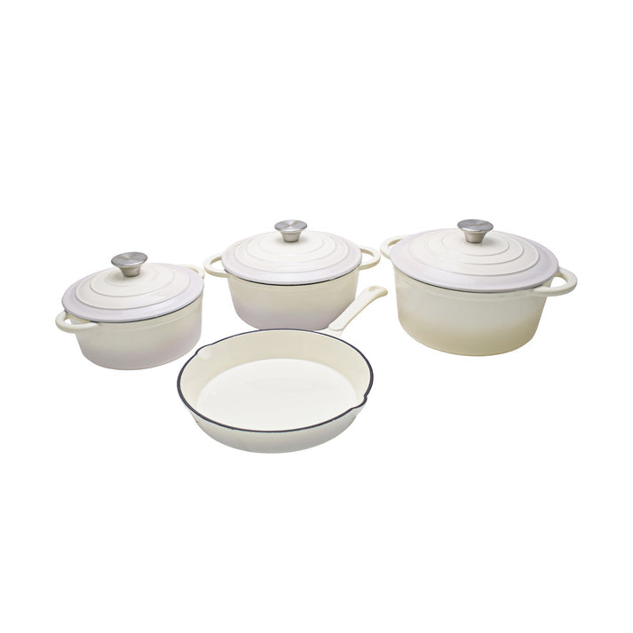 VerdeChef 7-Piece Cast Iron Cookware Set