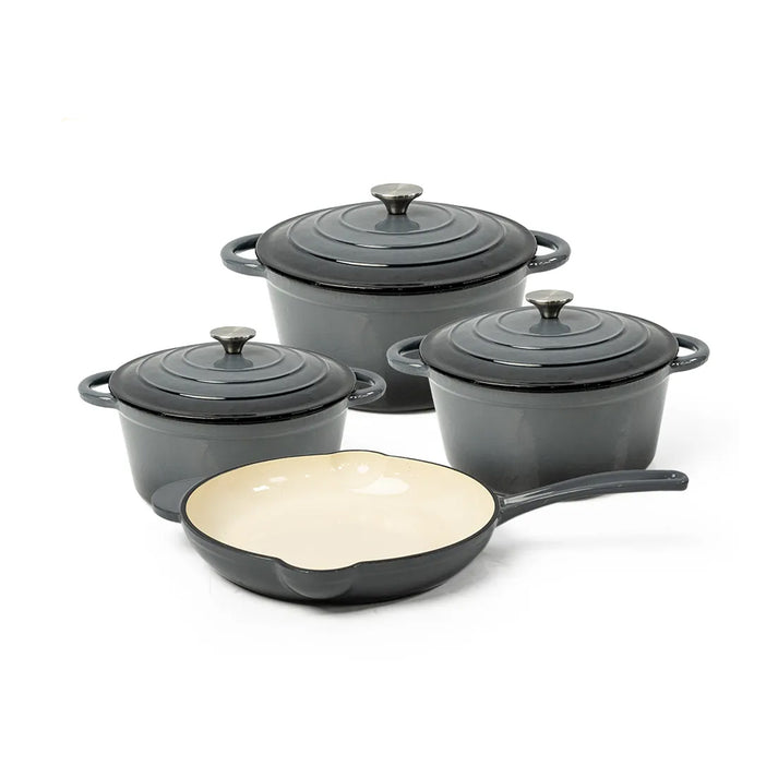 VerdeChef 7-Piece Cast Iron Cookware Set