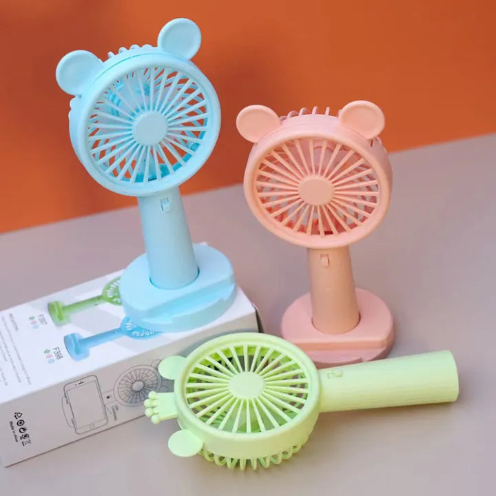 Portable Handheld Mini Fan with Phone Stand