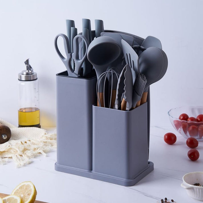 Elite 19-Piece Silicone Utensil Set