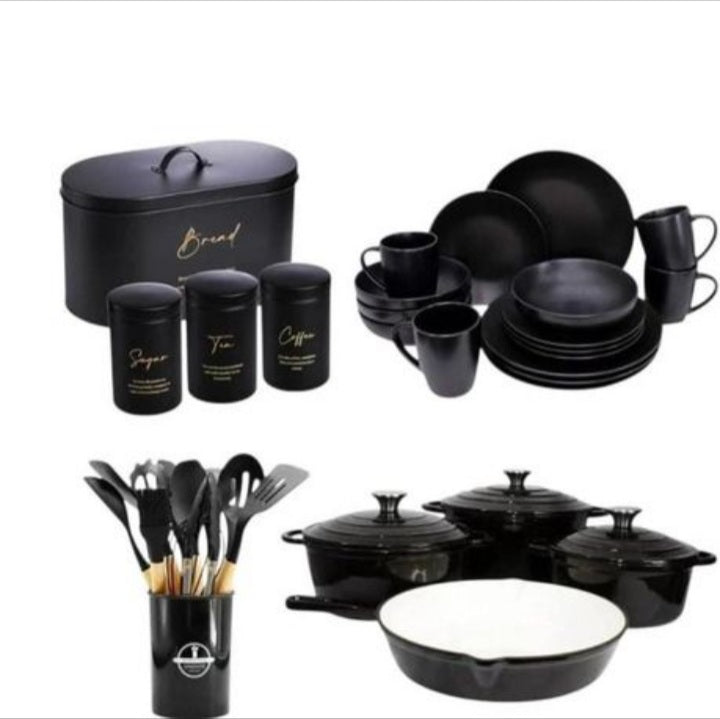 Elegant 39-Piece Kitchen & Dinner Set