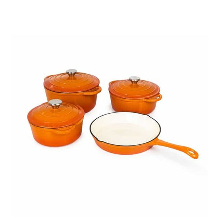 VerdeChef 7-Piece Cast Iron Cookware Set